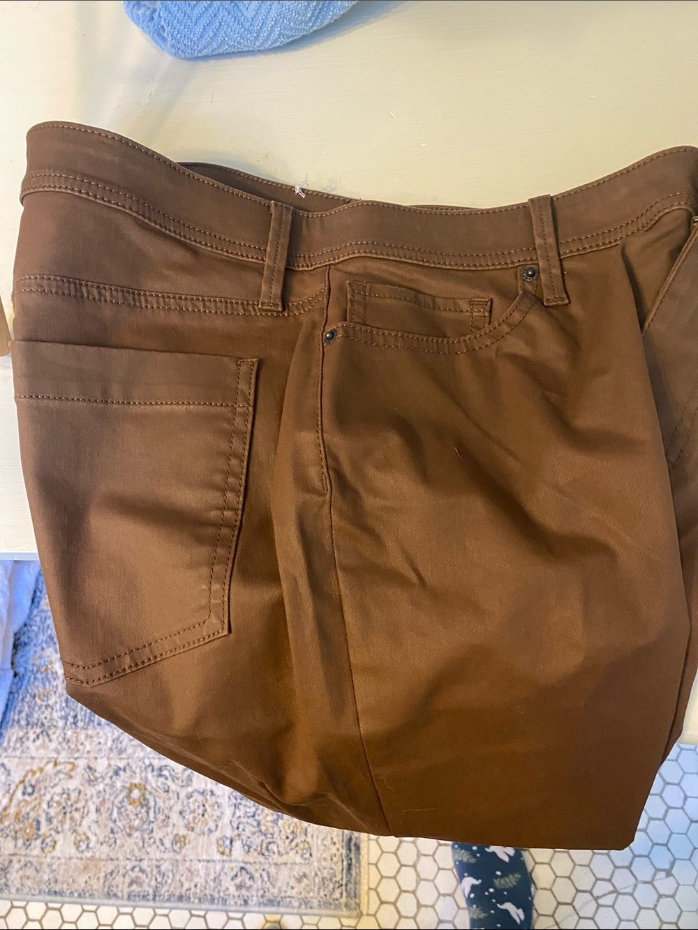 Talbots Cropped Brown Ankle Pants